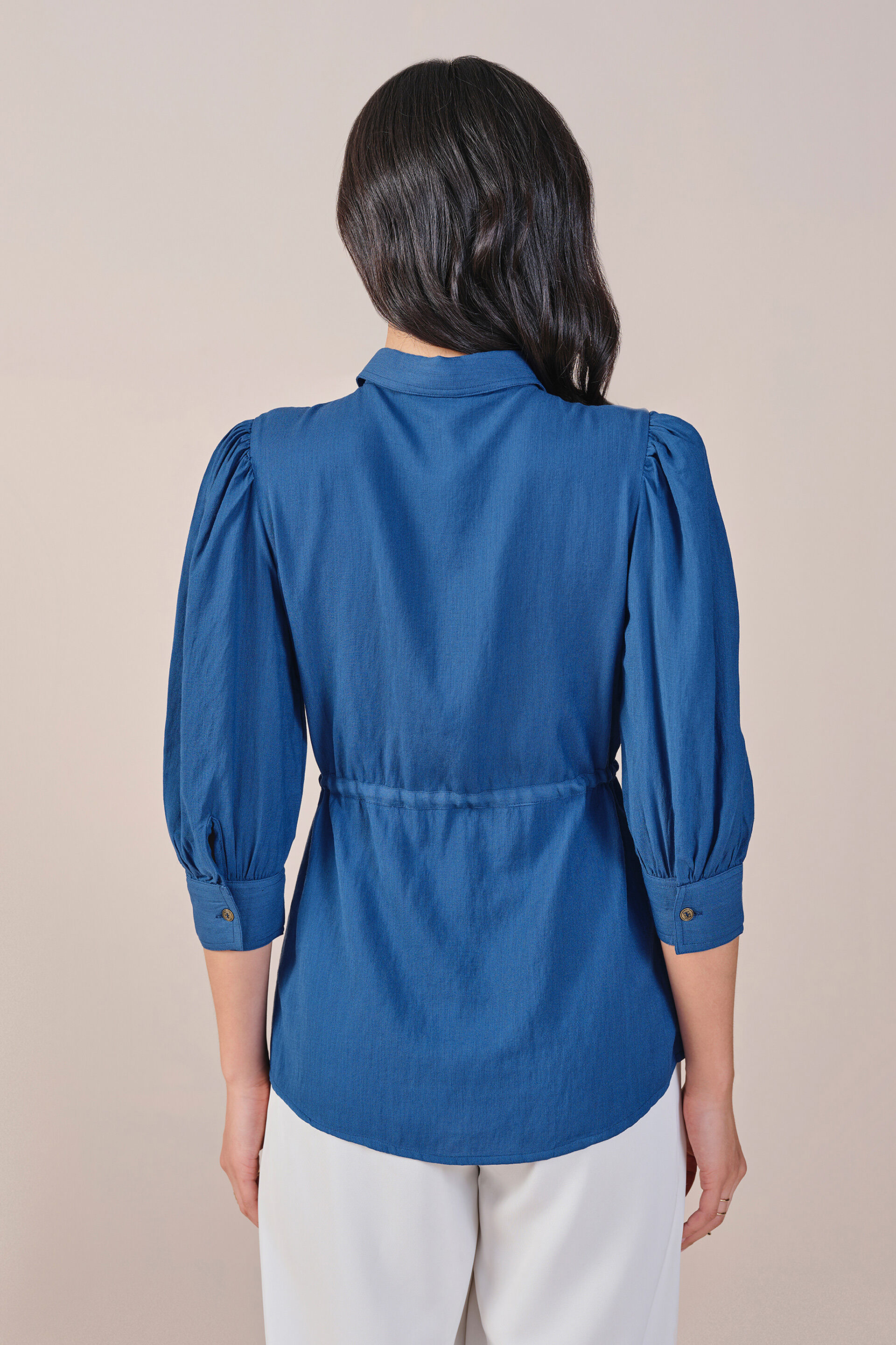 Oceanside Shirt, Indigo, image 6