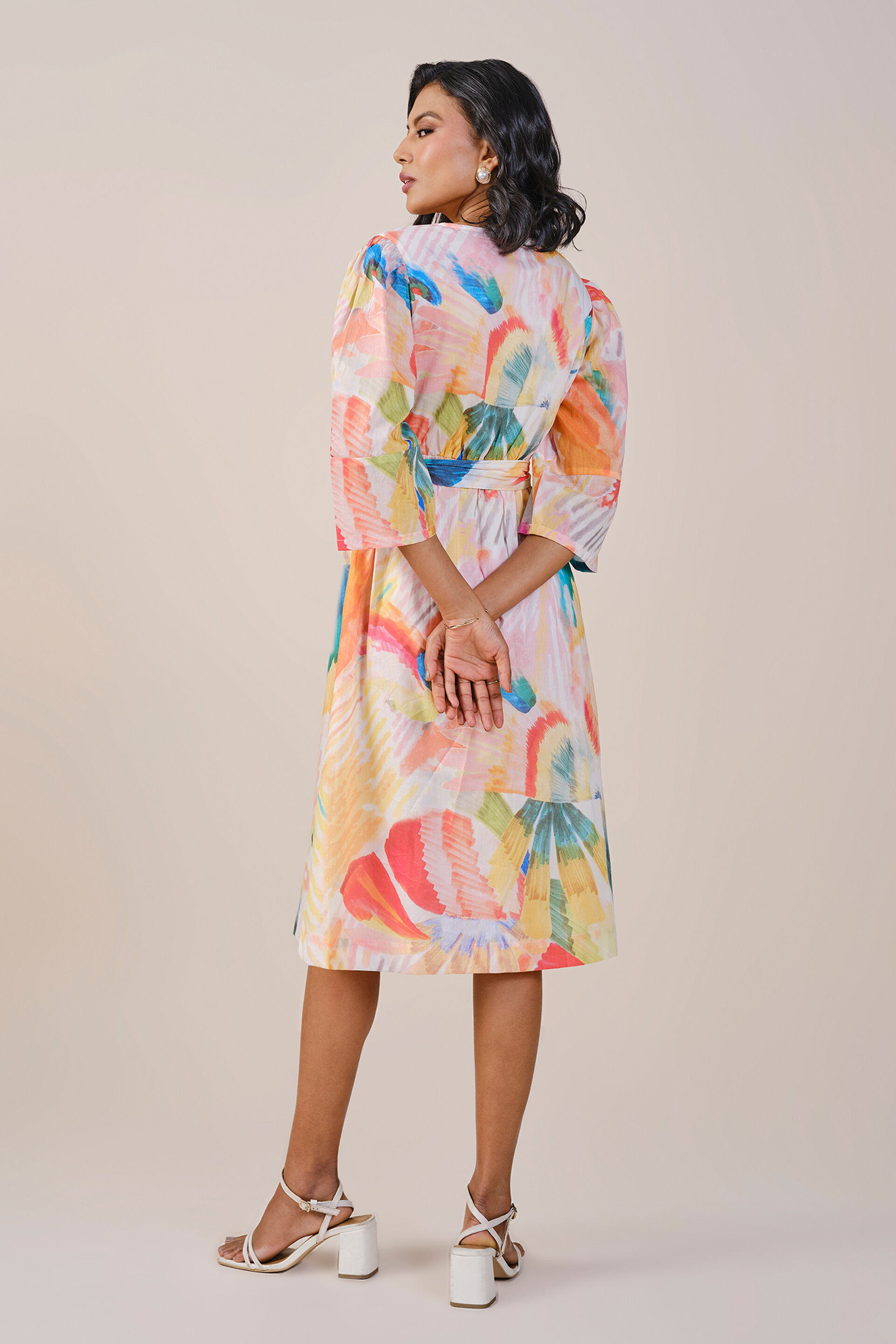 Caroline Dress, Pink, image 4