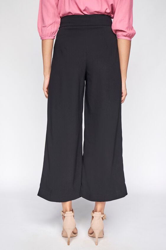 4 - Black Solid Flared Bottom, image 4