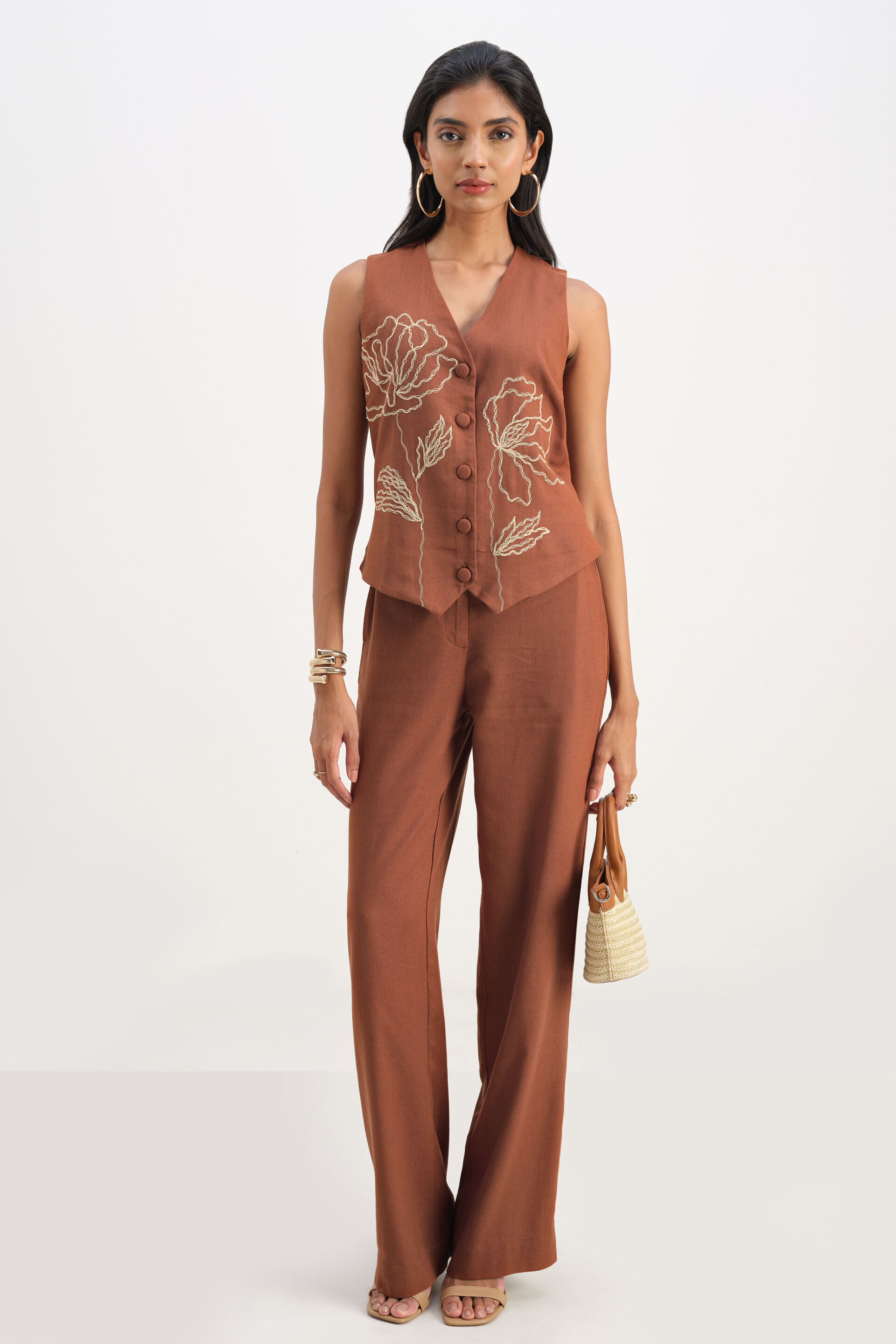 Caramel Crush Brown Co-ord Set, Brown, image 1