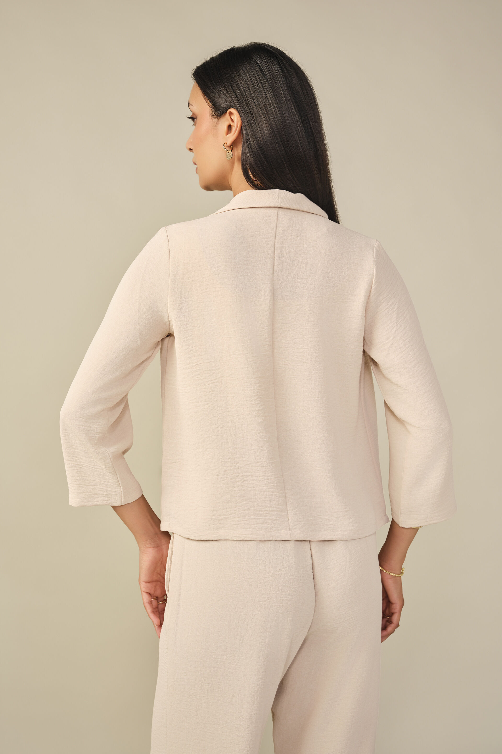 Solid Shrug in Ivory, Ivory, image 5