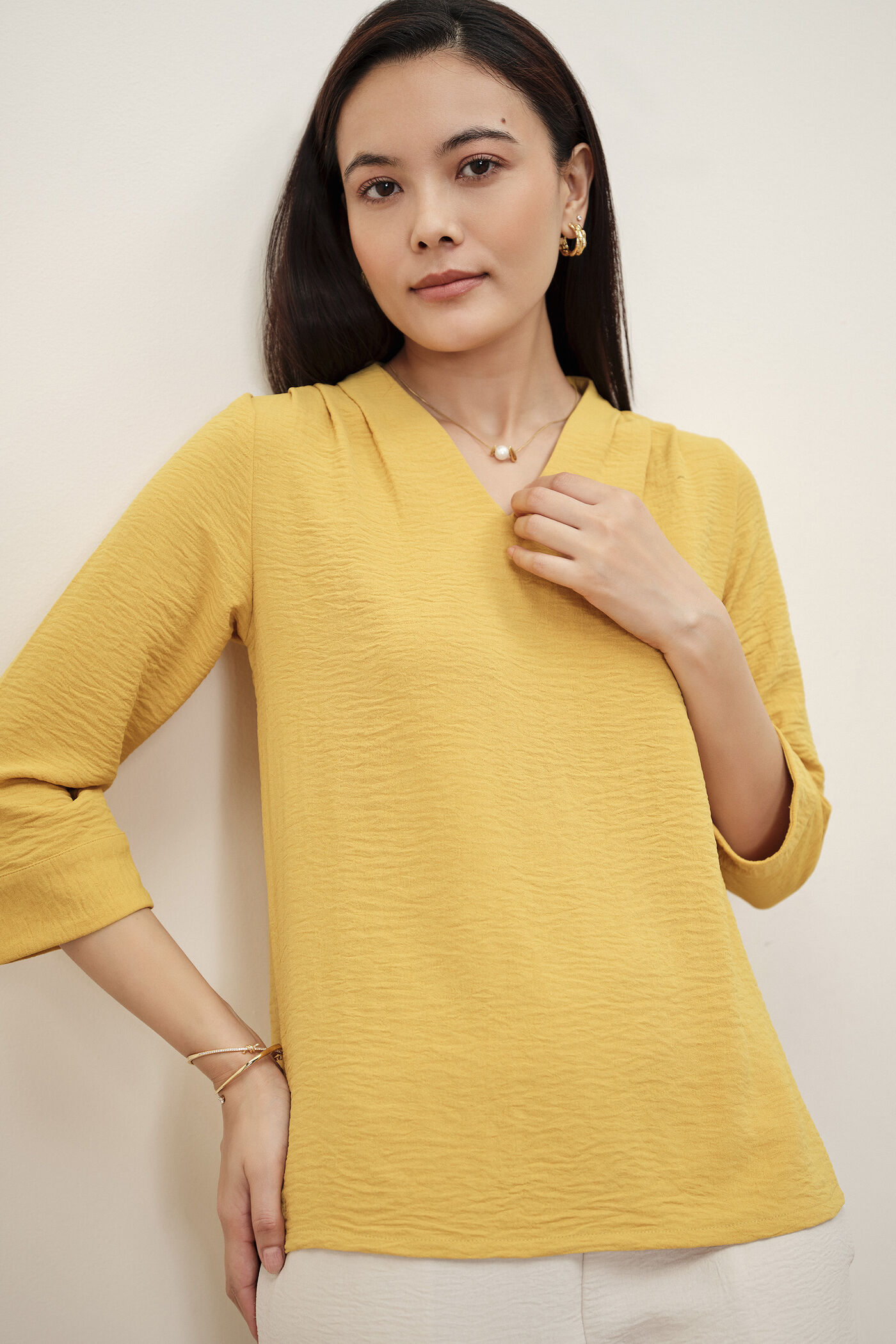 Priscilla Yellow Top