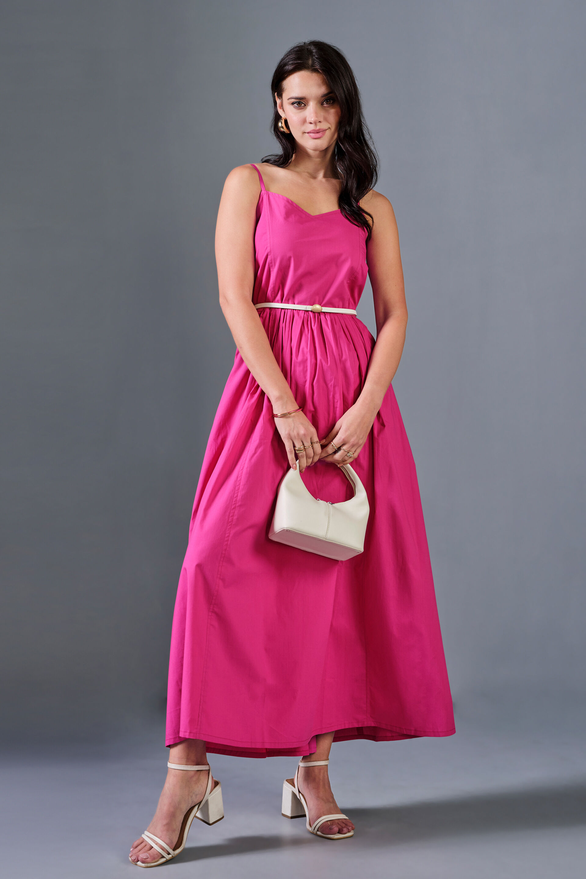 Sweet Nothings Cotton Dress, Pink, image 2