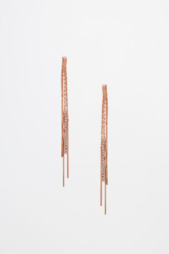 Rose Gold Brass Earring, , image 1