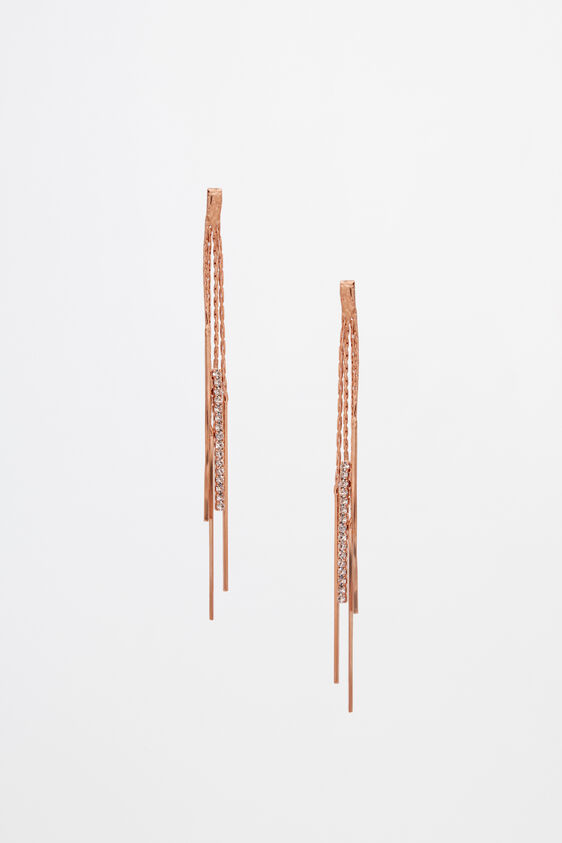 Rose Gold Brass Earring, , image 1