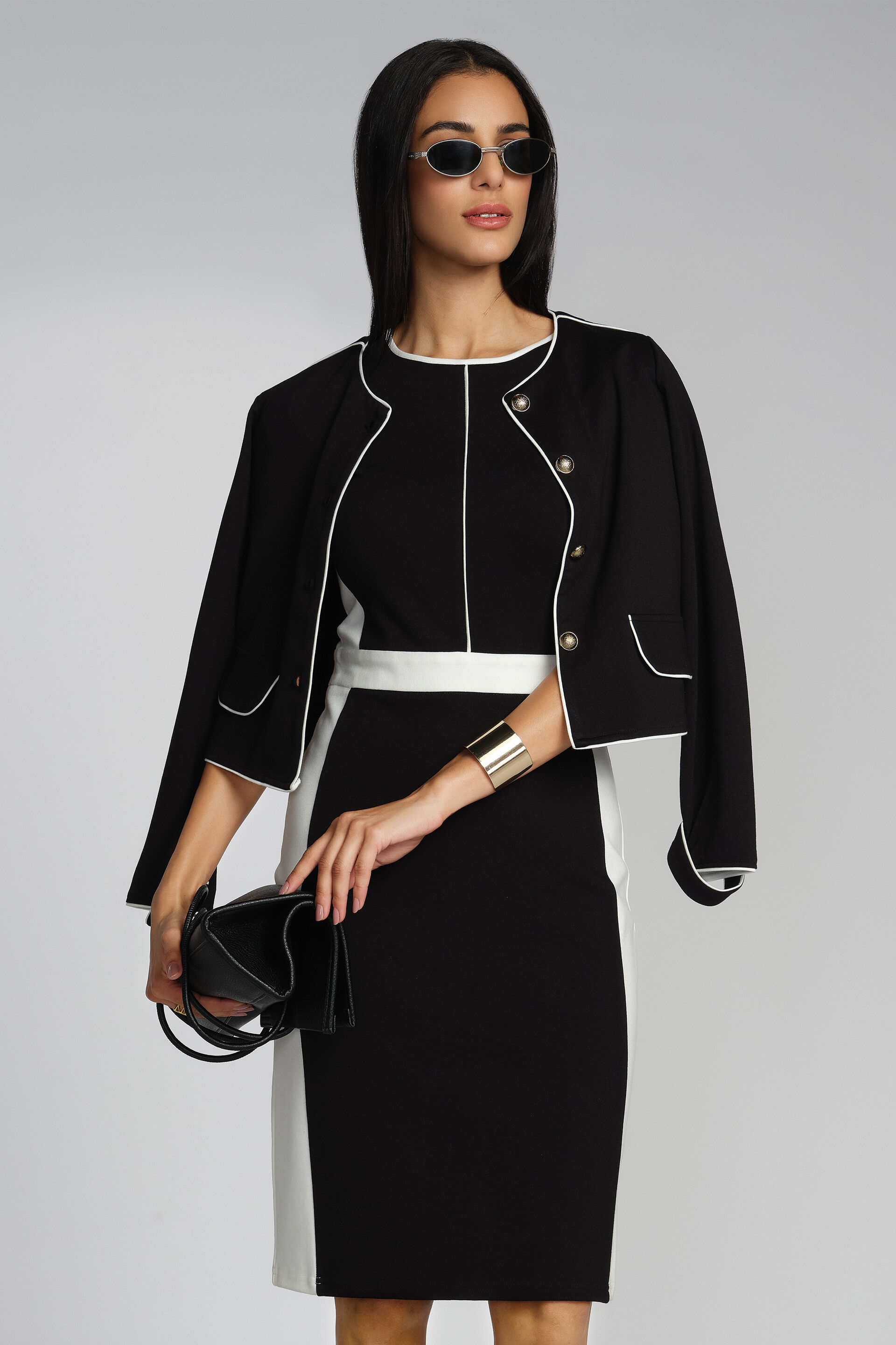 Audrey Dress, Black, image 3