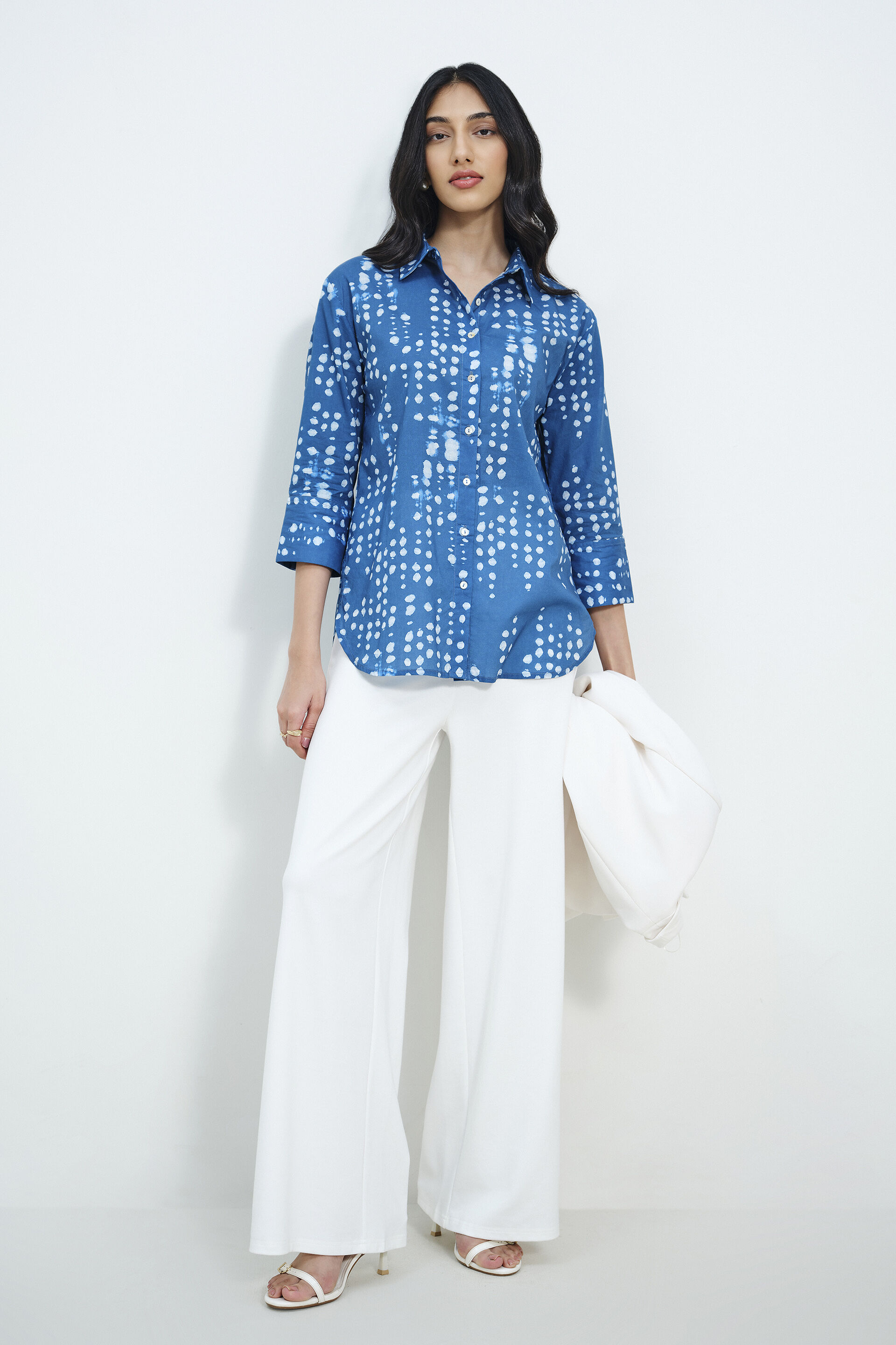 Sparkling Stream Shirt, Blue, image 3