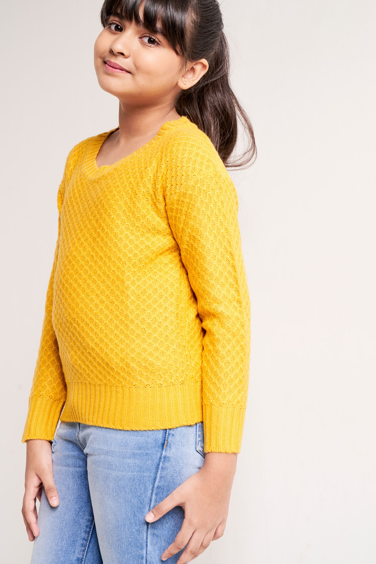 Solid Straight Top, Yellow, image 3