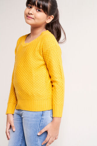 Solid Straight Top, Yellow, image 3