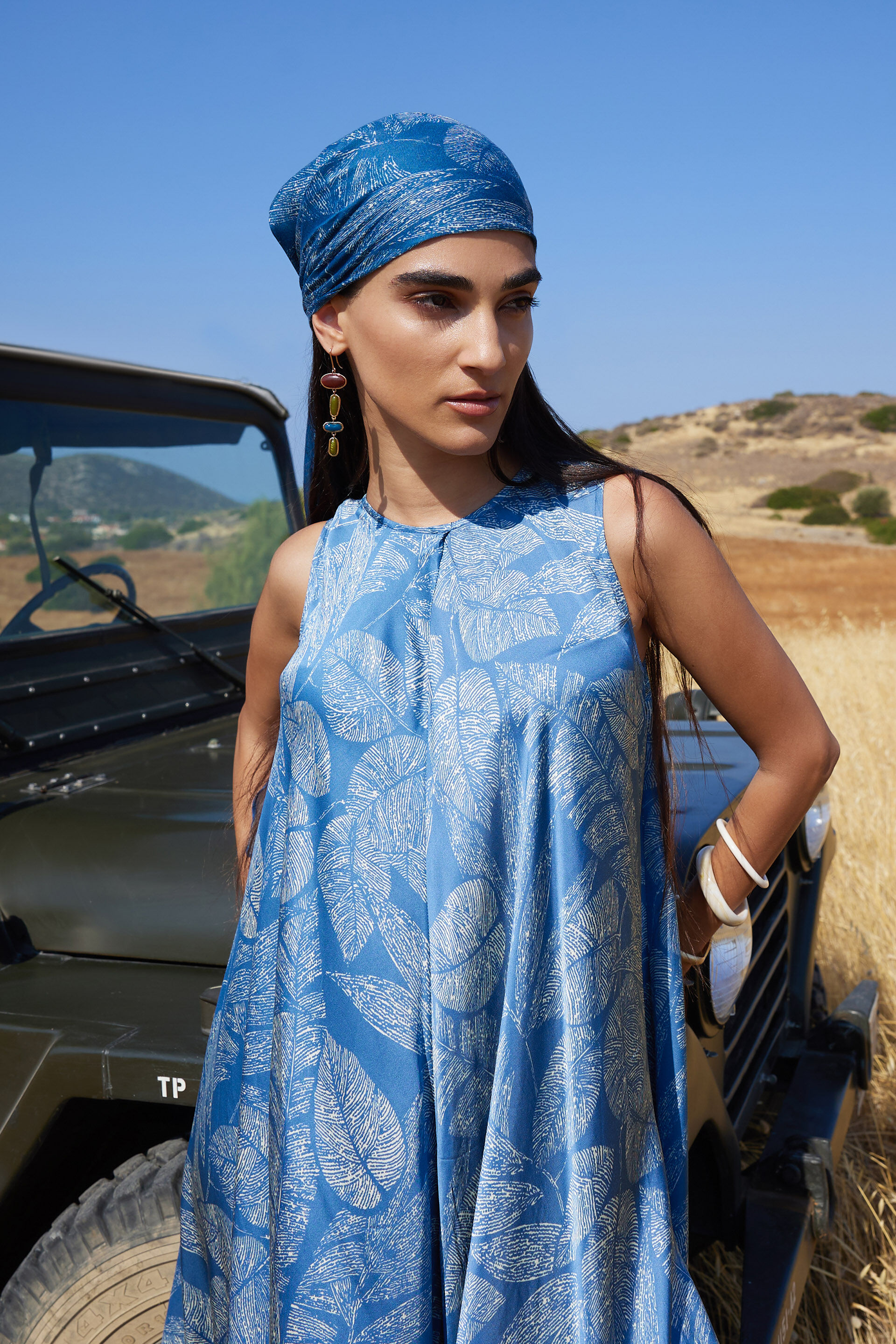 Myra Modal Dress, Blue, image 5