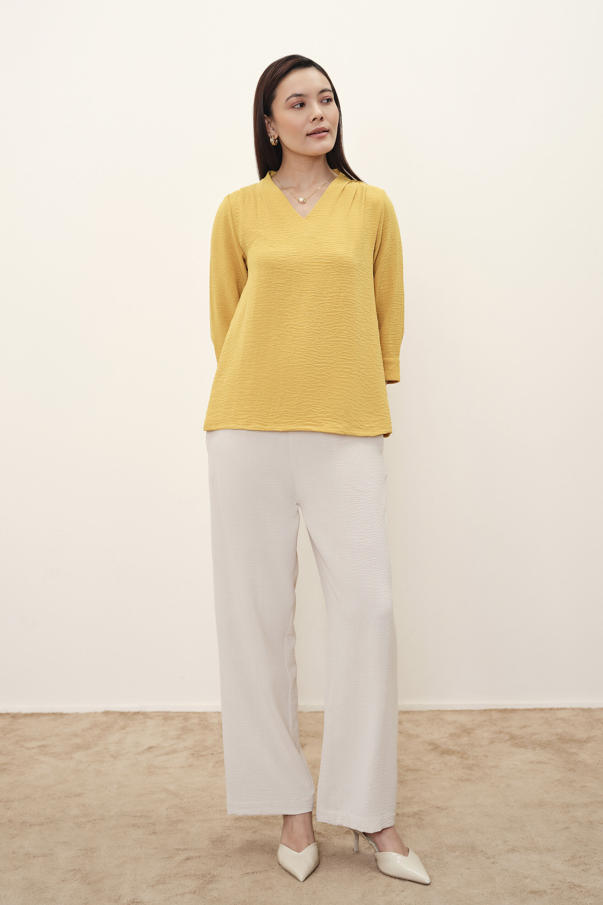 Priscilla Yellow Top, Yellow, image 2