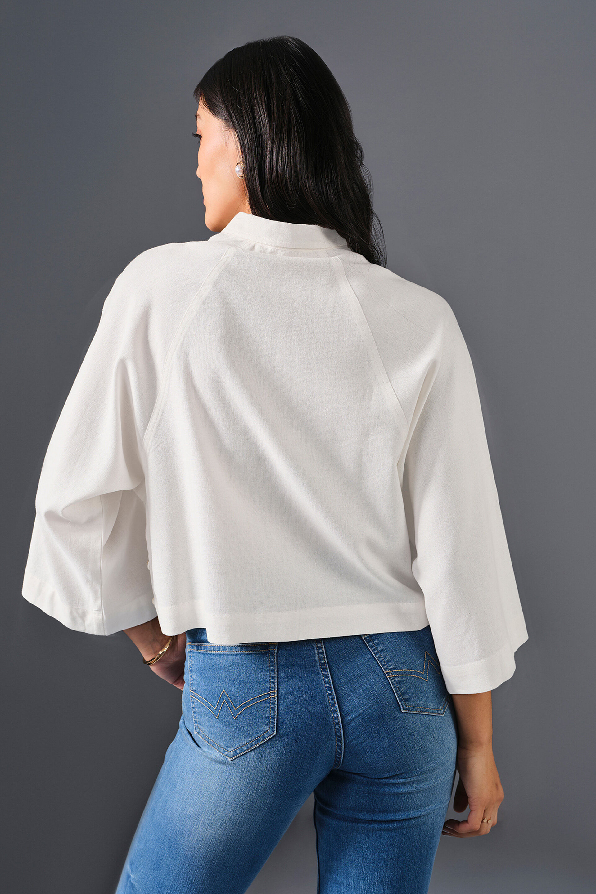 Sway Viscose Shirt, White, image 6