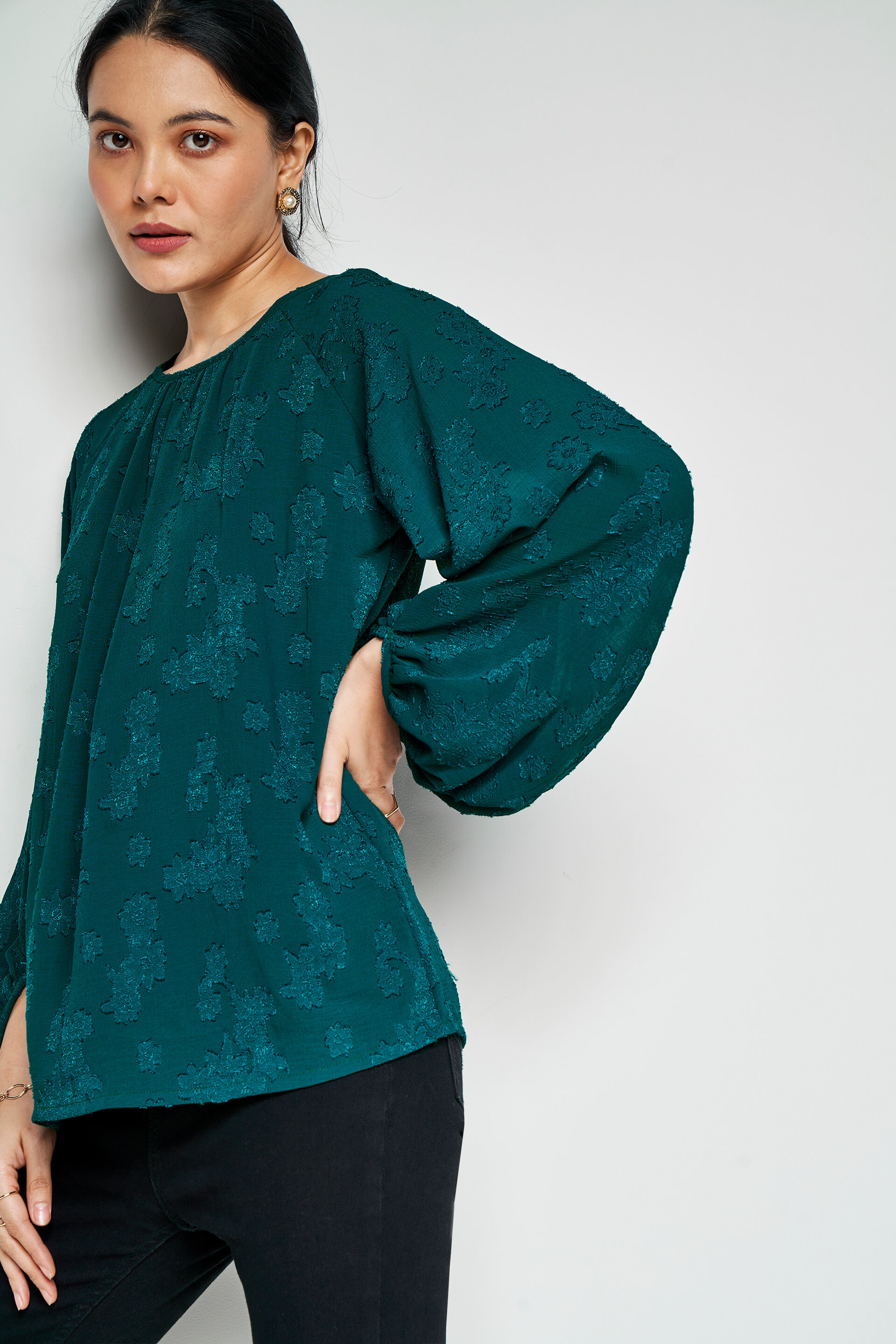 Onyx Top, Emerald Green, image 6