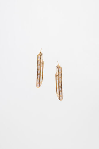 Gold Brass Earring, , image 1