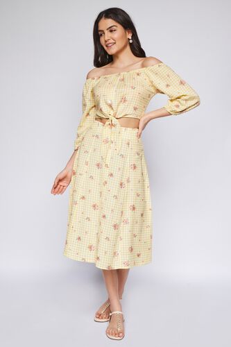4 - Yellow Checks A-Line Set, image 4