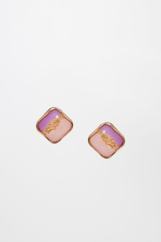 Pink Metal Earring, , image 1