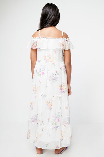 White Dreamy Maxi Gown, White, image 5