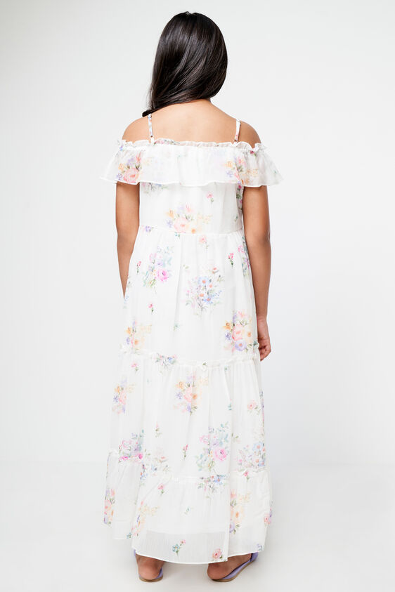White Dreamy Maxi Gown, White, image 5