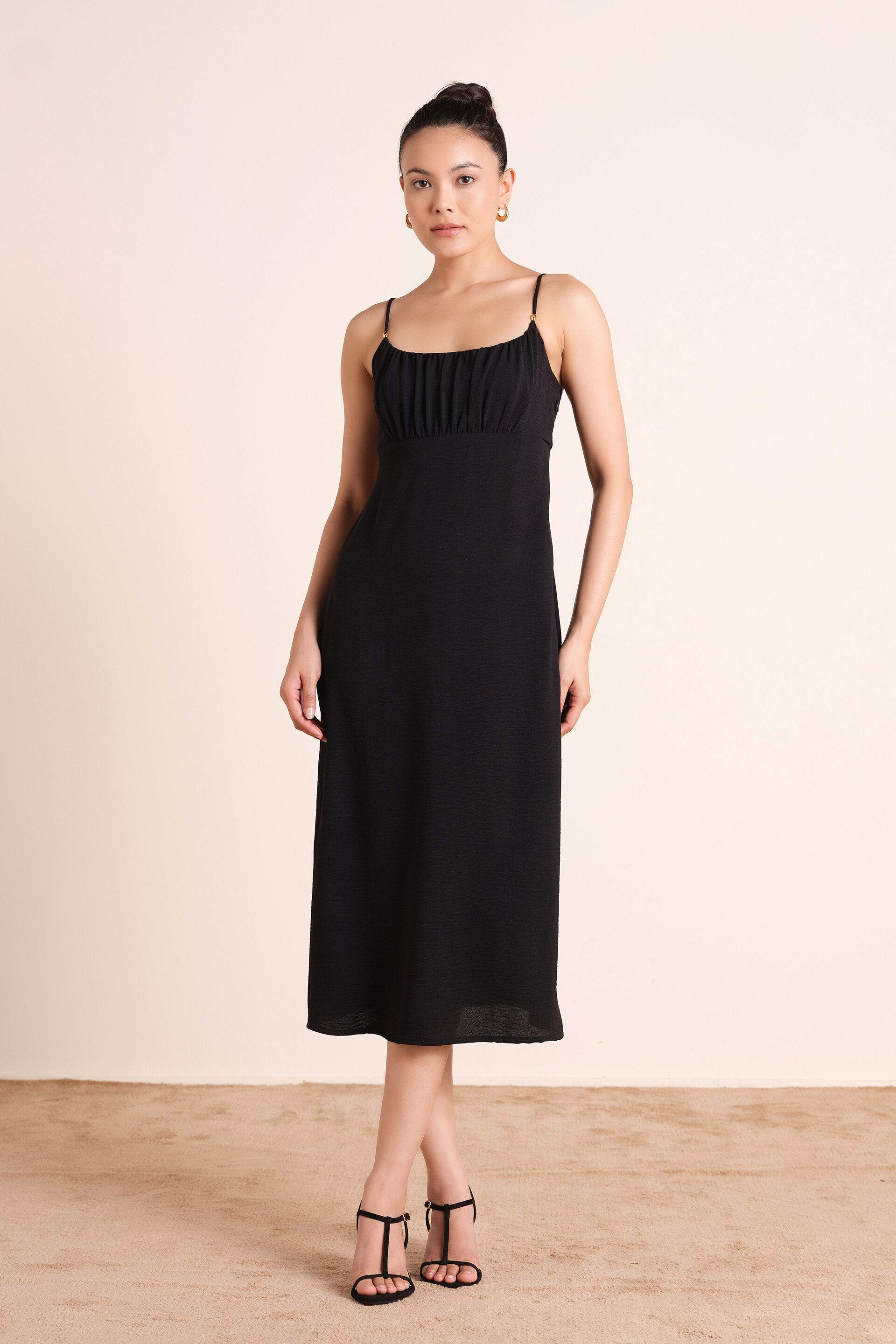Verdelle Black Dress, Black, image 2