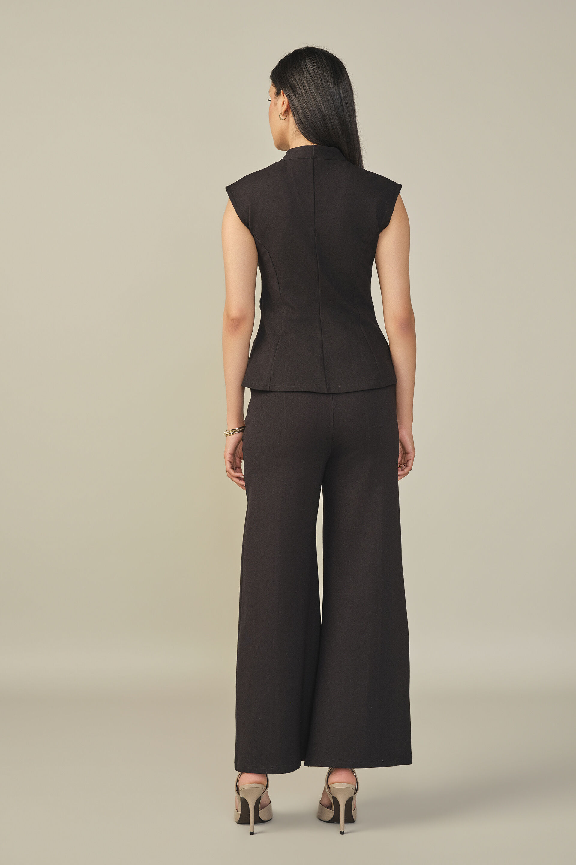 Solid Co-ord in Black, Black, image 6