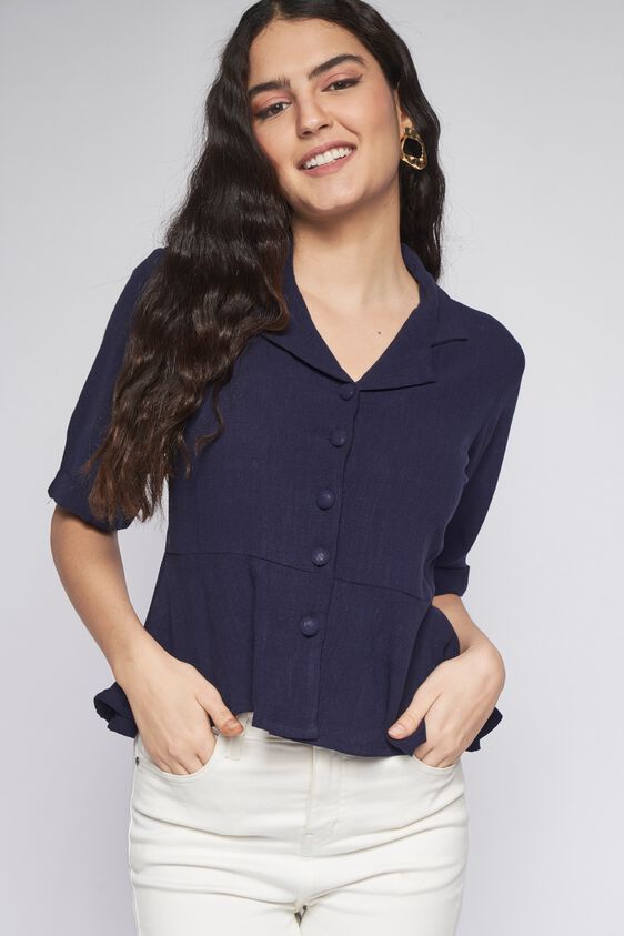 1 - Navy Solid Curved Set, image 1