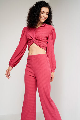 Pink Solid Straight Set, Pink, image 1