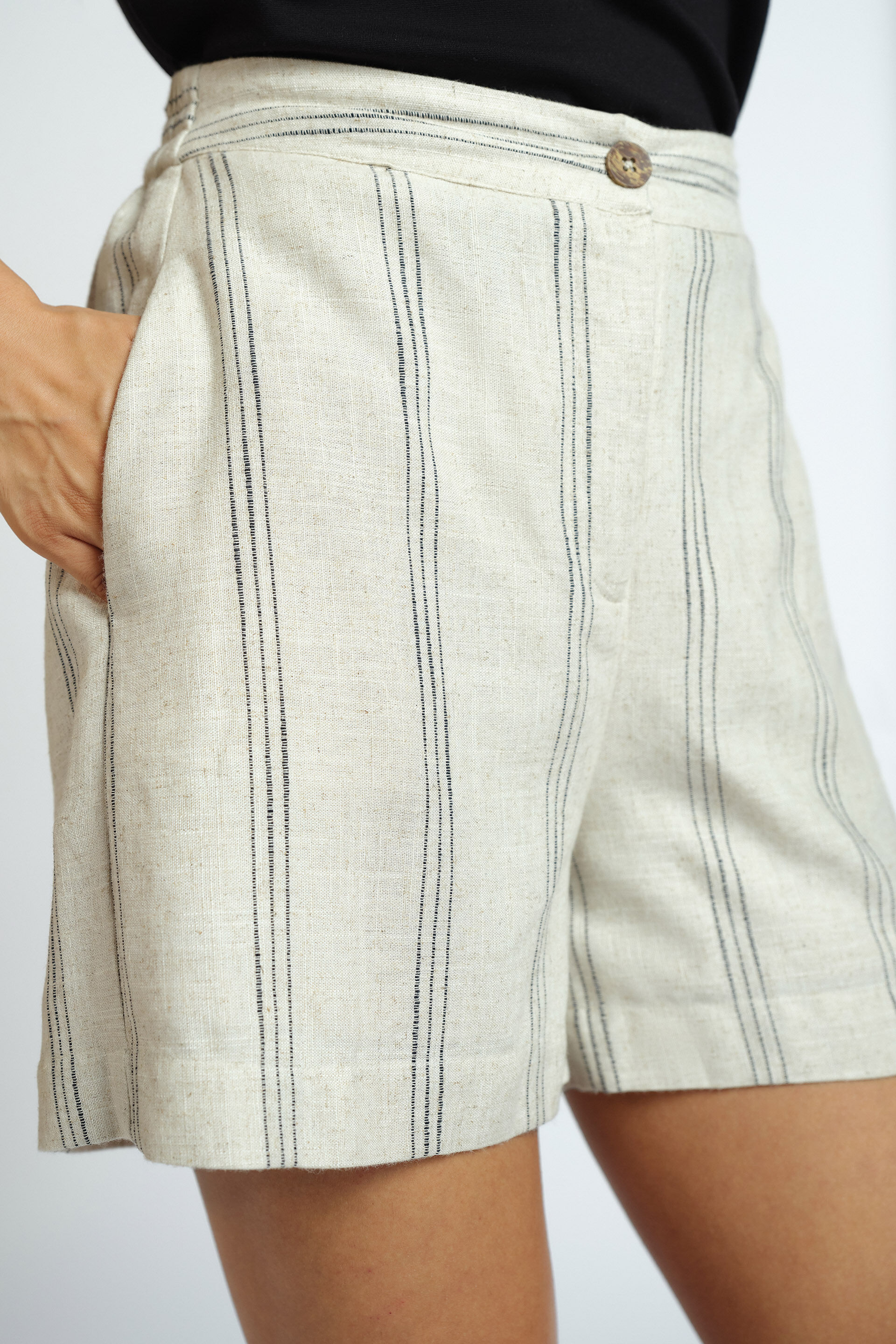 Just In Time For A Vacation Shorts, Beige, image 3