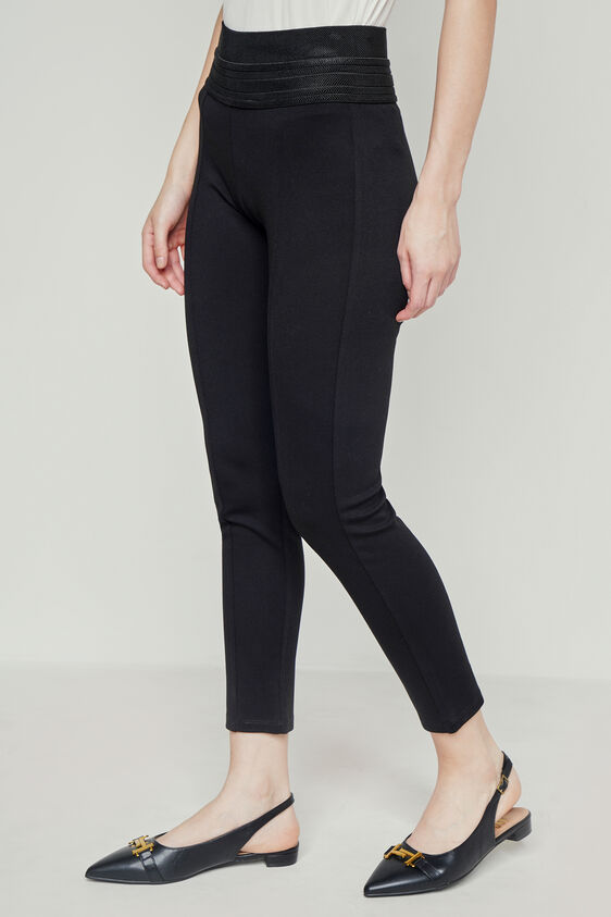 Solid Straight Bottom, Black, image 2