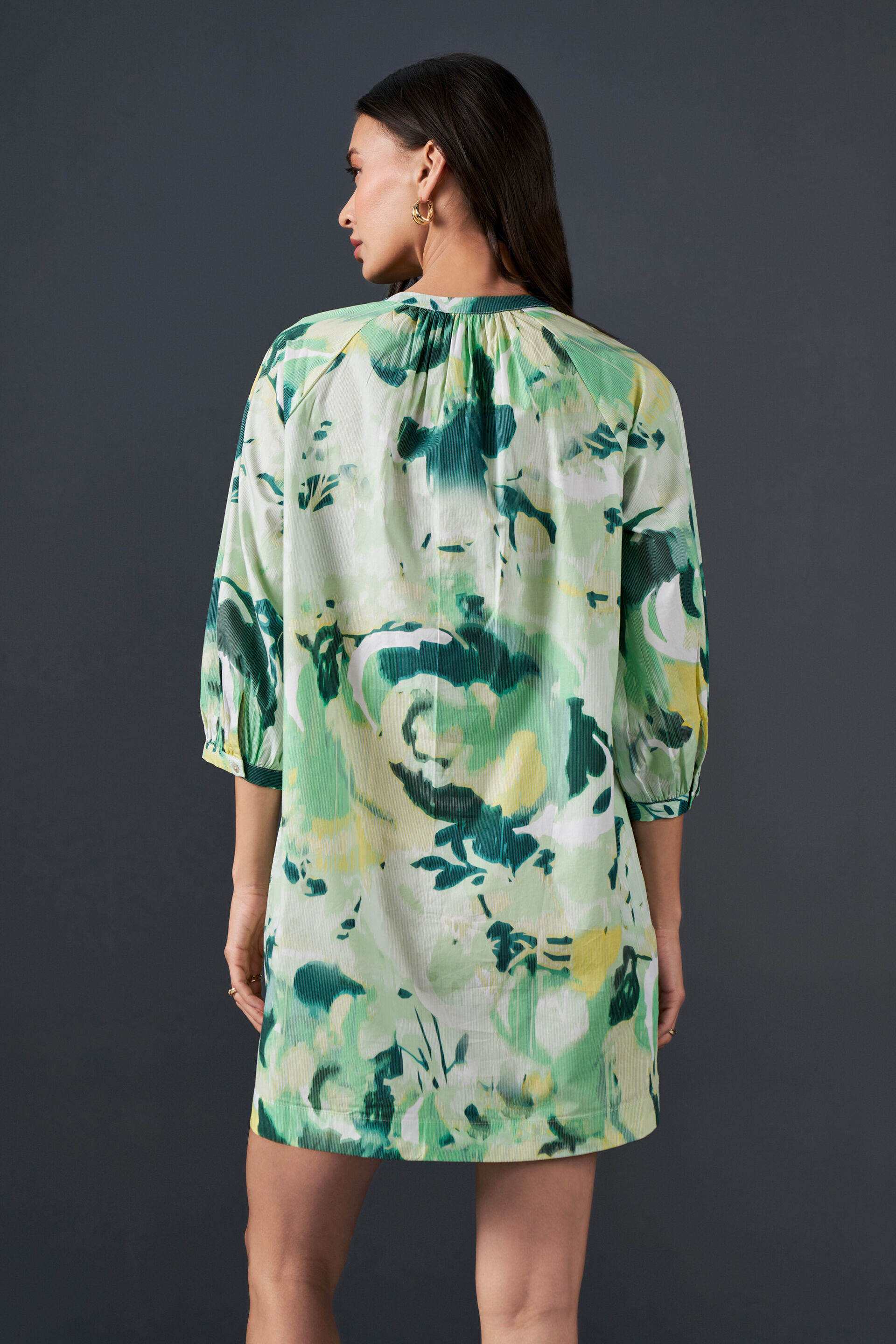 Fun and Frolic Cotton Shirt Dress, Multi Color, image 5