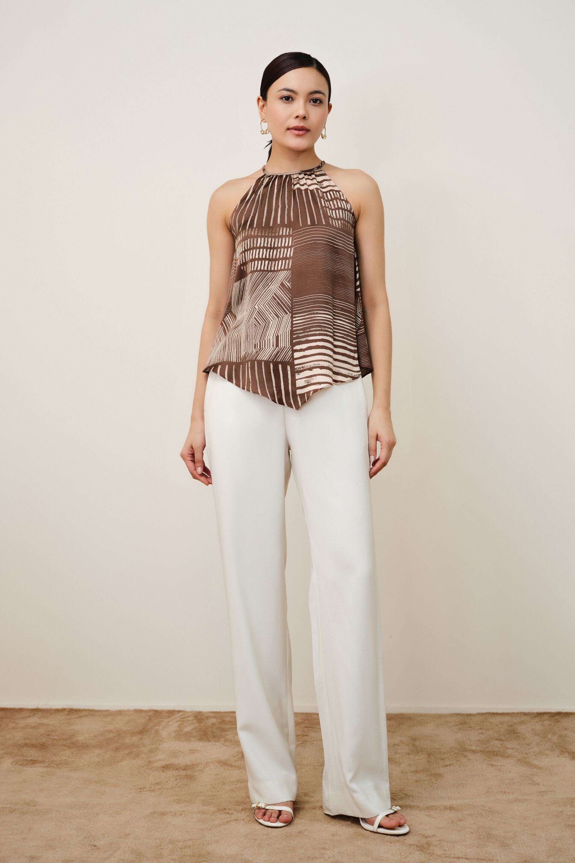 Brown Modal Top, Brown, image 3