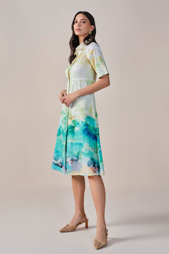 Ocean Rhythm Cotton Dress, Multi Color, image 4