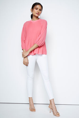 Coral Hues Top, Pink, image 2
