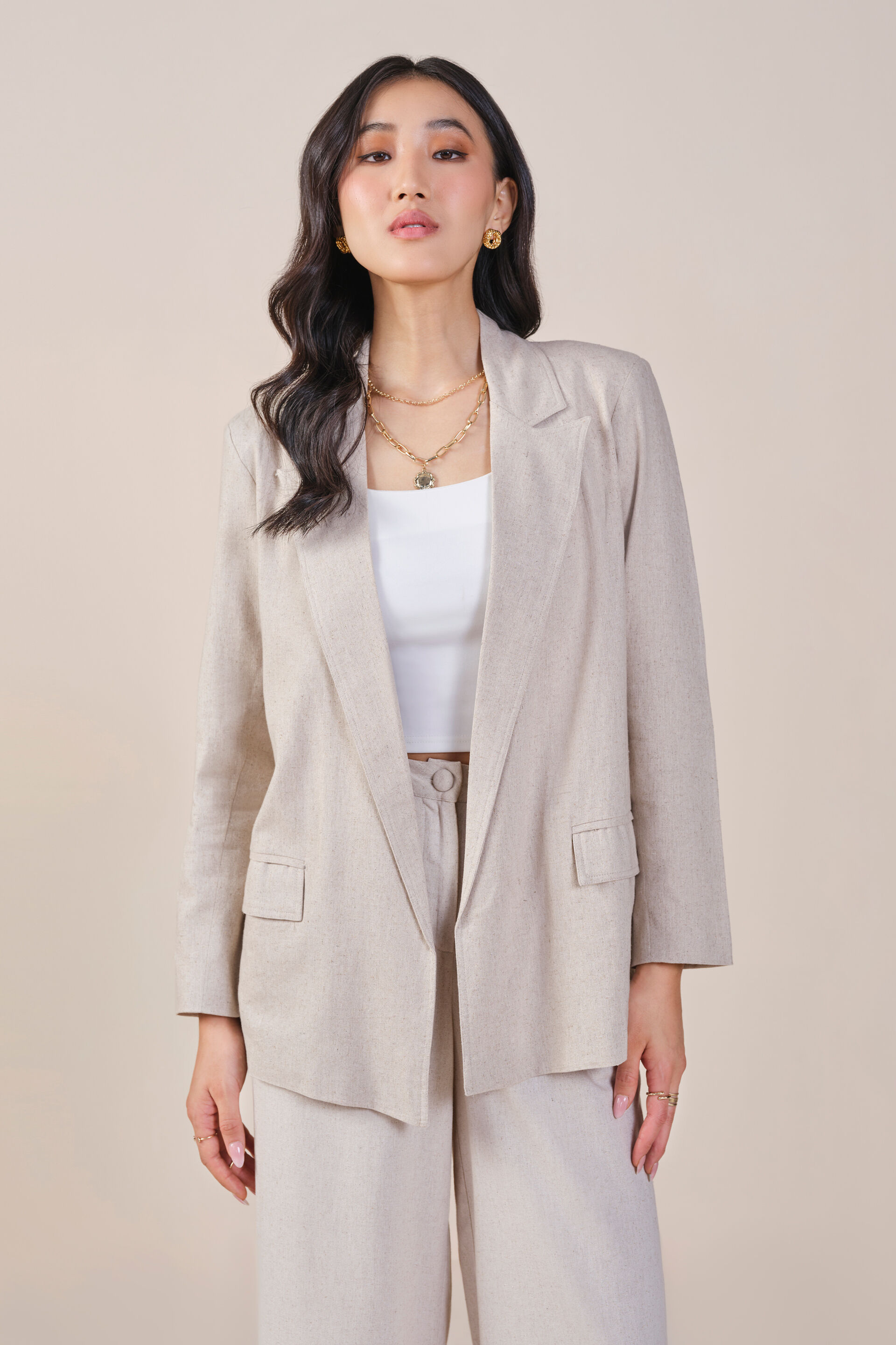 Prowess Blazer, Beige, image 1