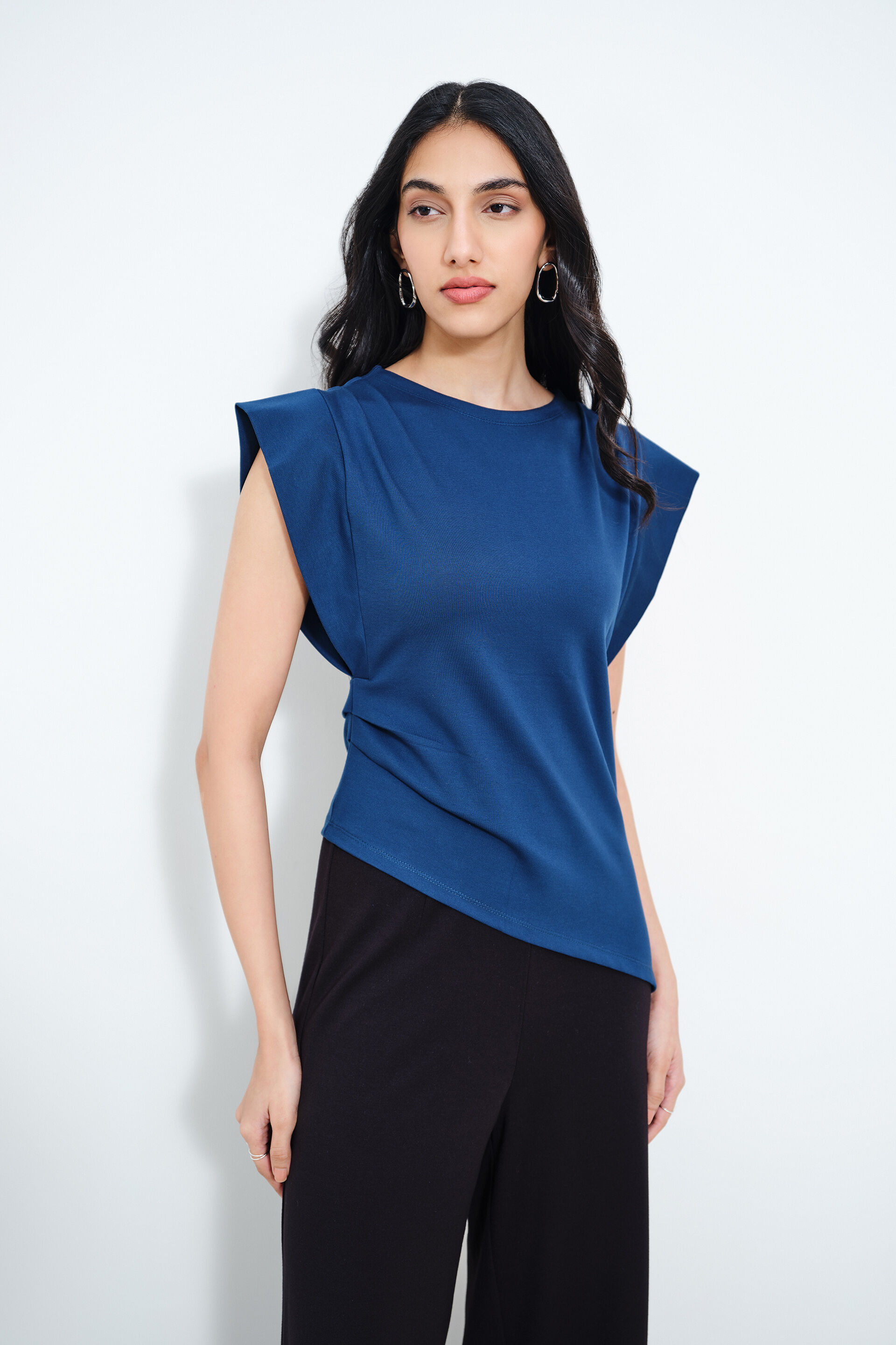Ivaana Blue Top, Blue, image 2