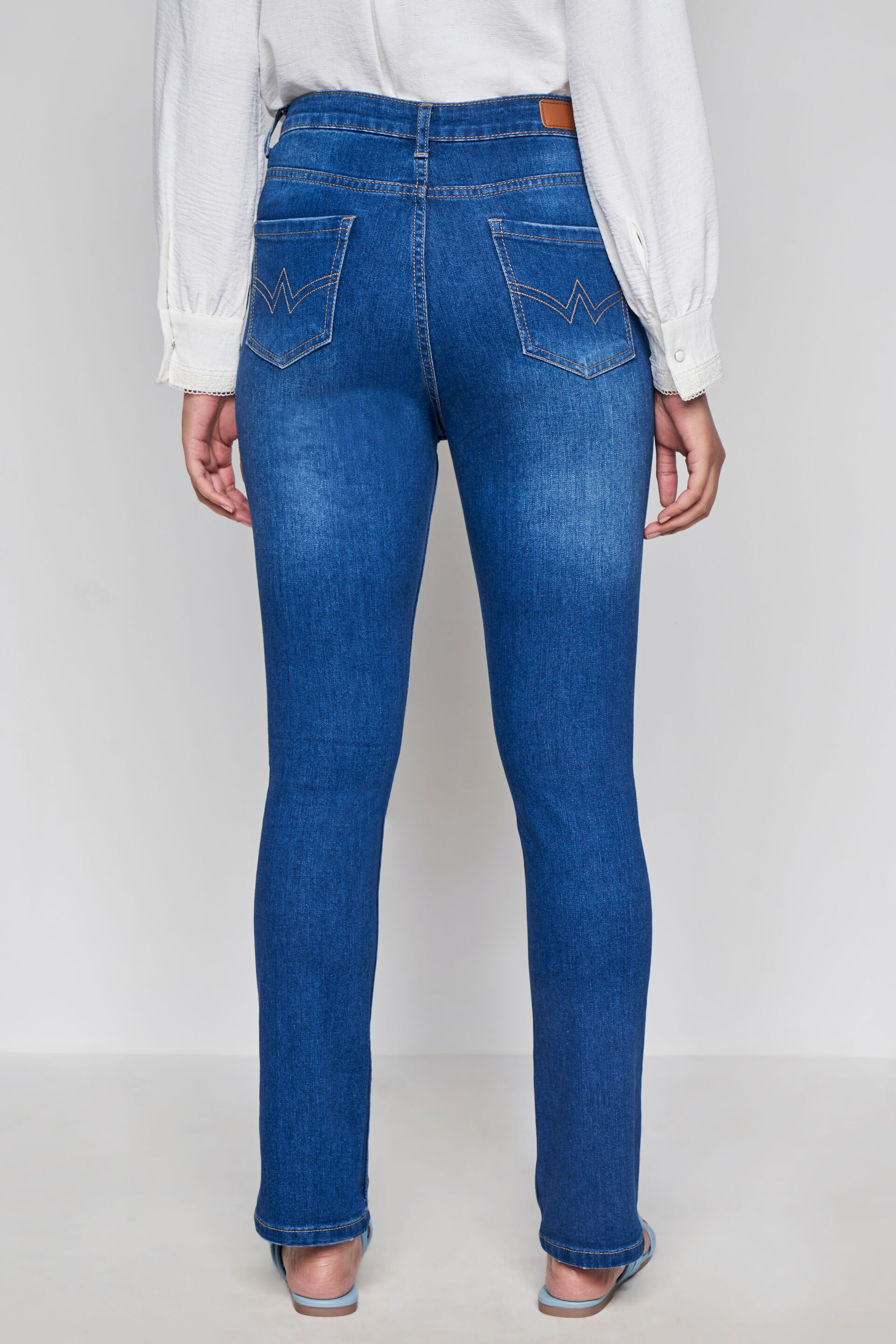 Classic Dark blue Denim Bottom, Blue, image 4