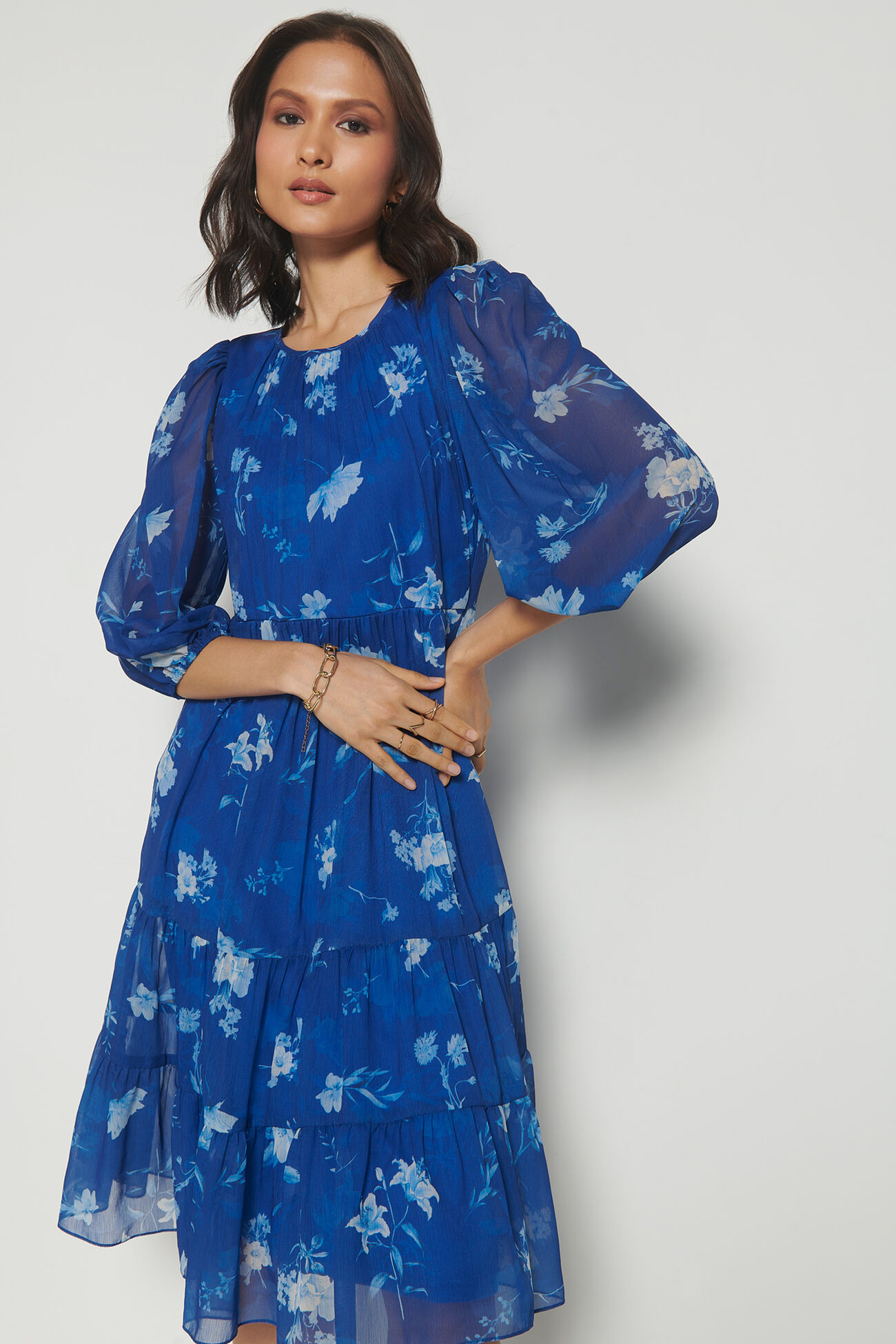 Dive Right In Dress, Blue, image 3