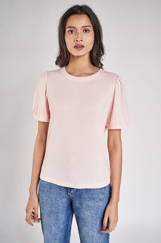 2 - Pink Solid A-Line Top, image 2