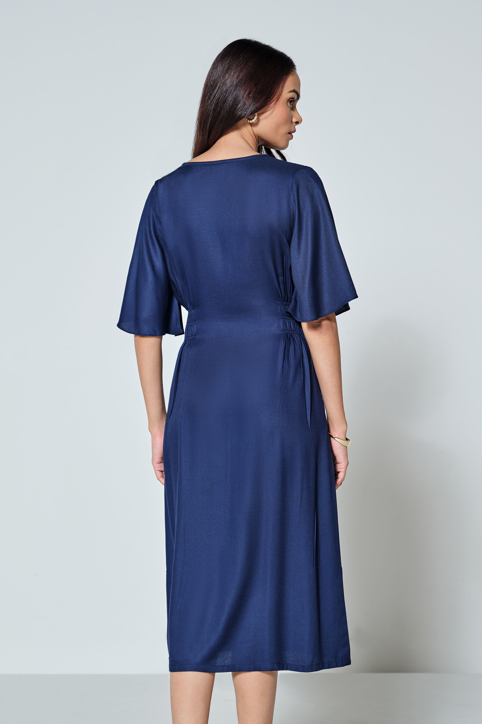 Nysa Sold Dress, Navy, image 5