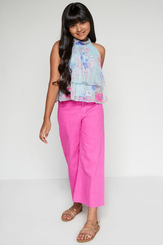 Multi Solid Flared Top, Multi Color, image 2