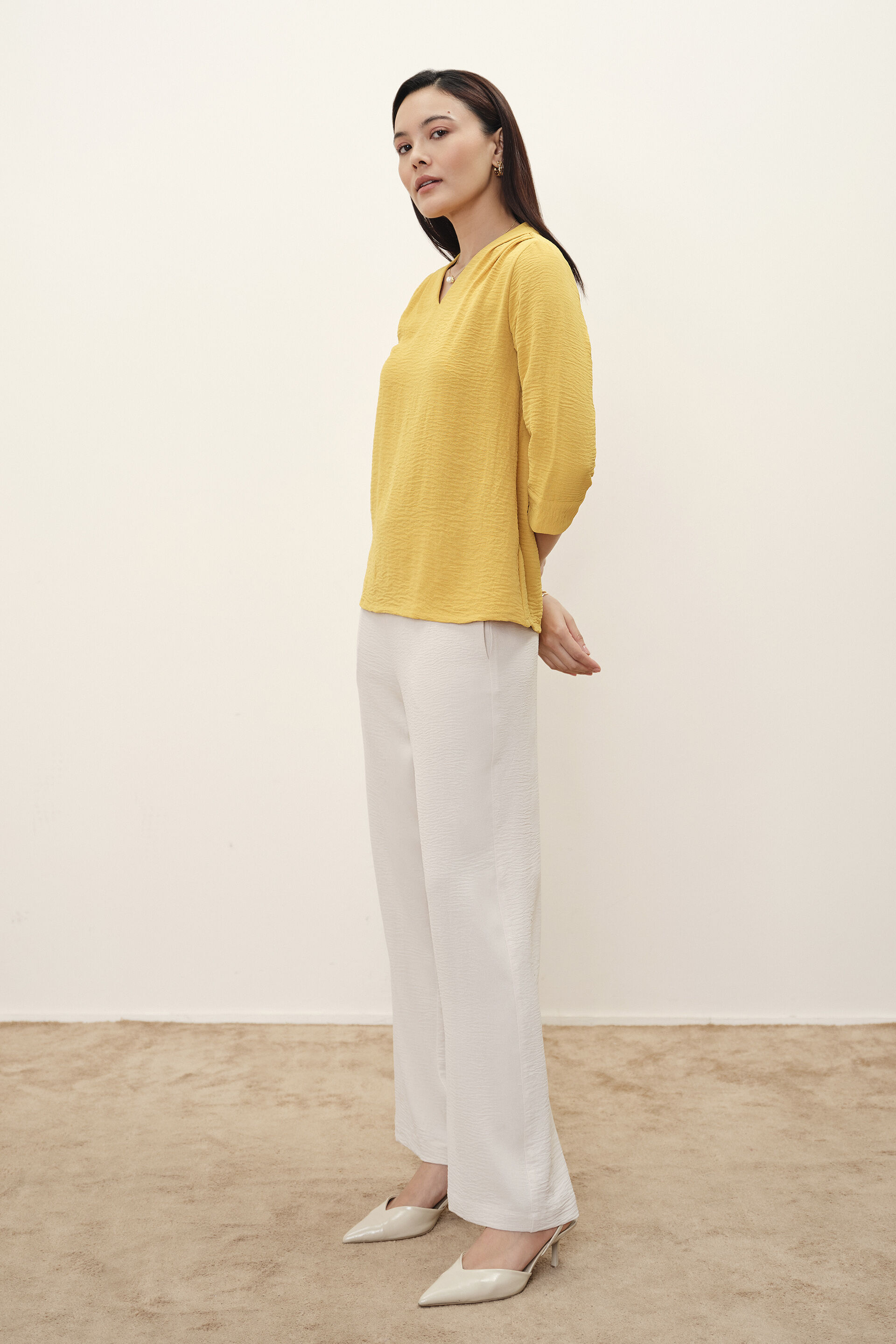 Priscilla Yellow Top, Yellow, image 3