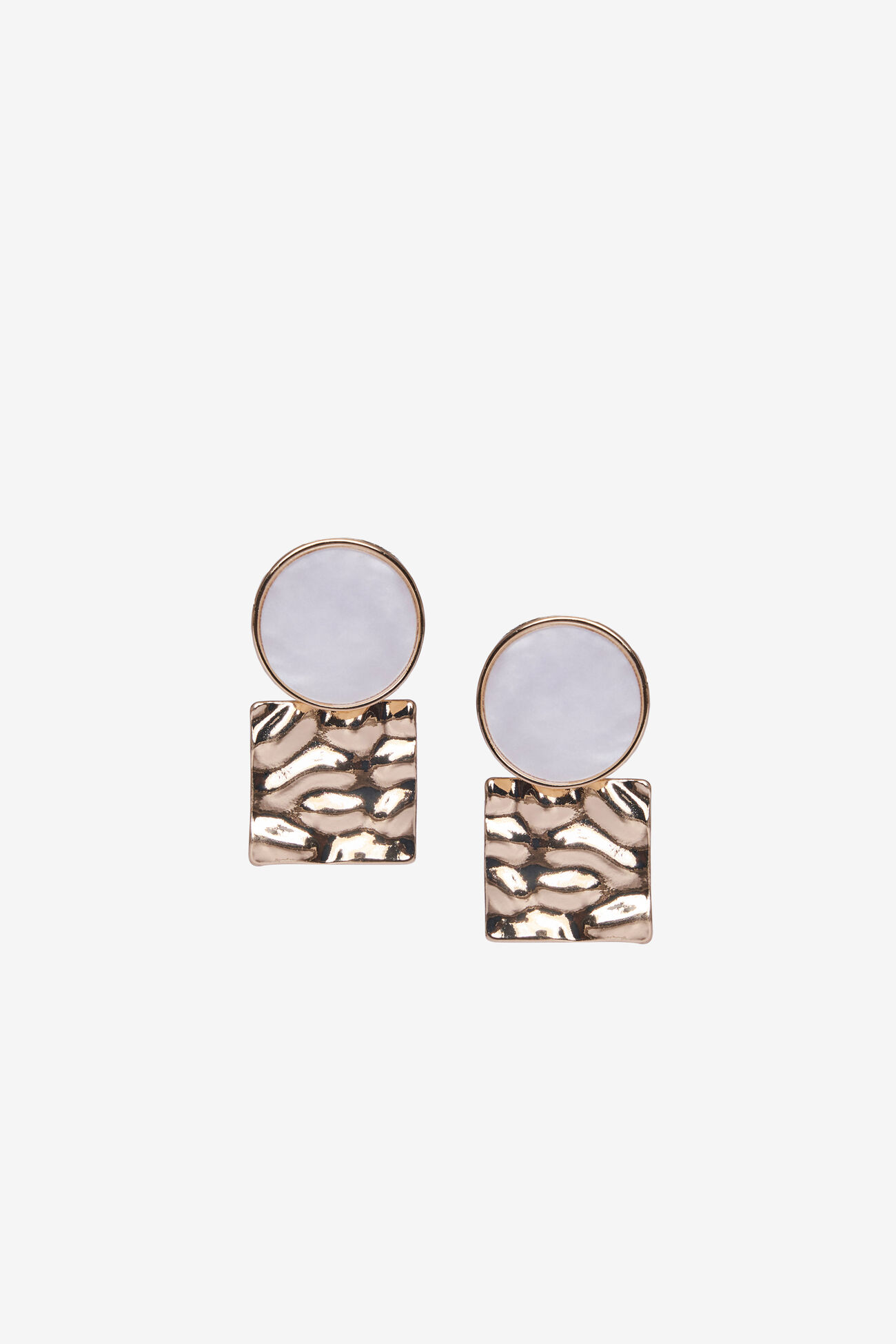 Pearl Foil Earrings, , image 1
