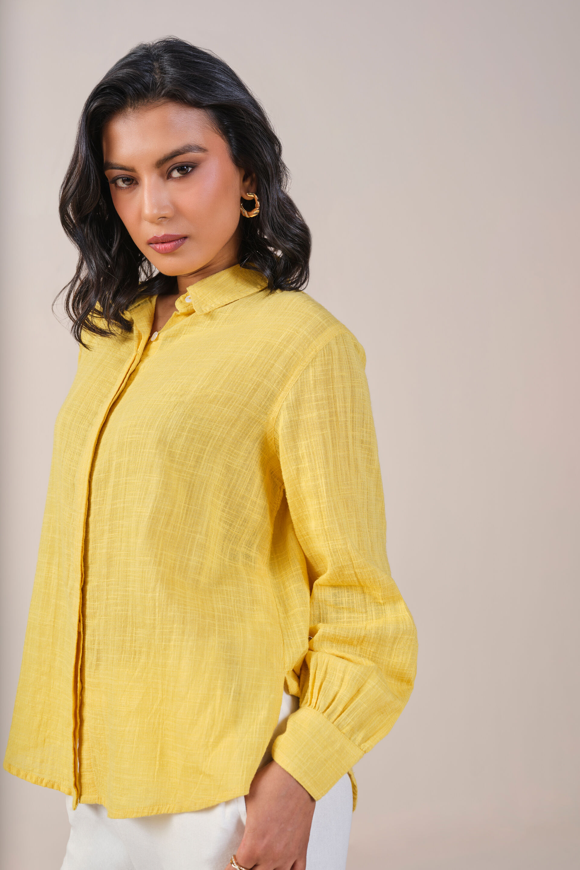 Magnolia Shirt, Yellow, image 7