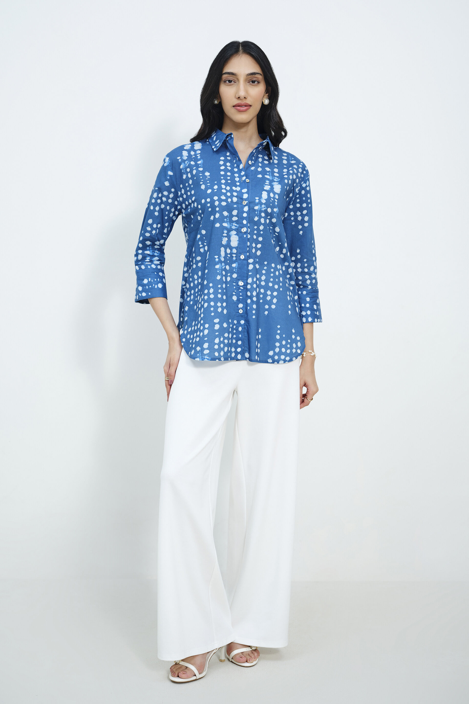 Sparkling Stream Shirt, Blue, image 1