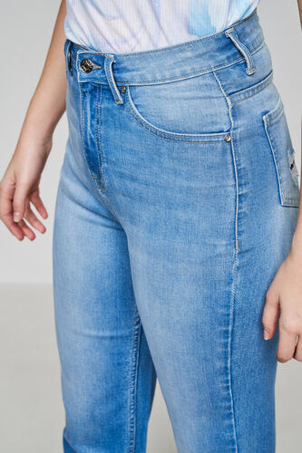 Medium Blue Solid Zip Bottom, Midnight Blue, image 6