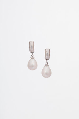 Silver Brass Earring, , image 1