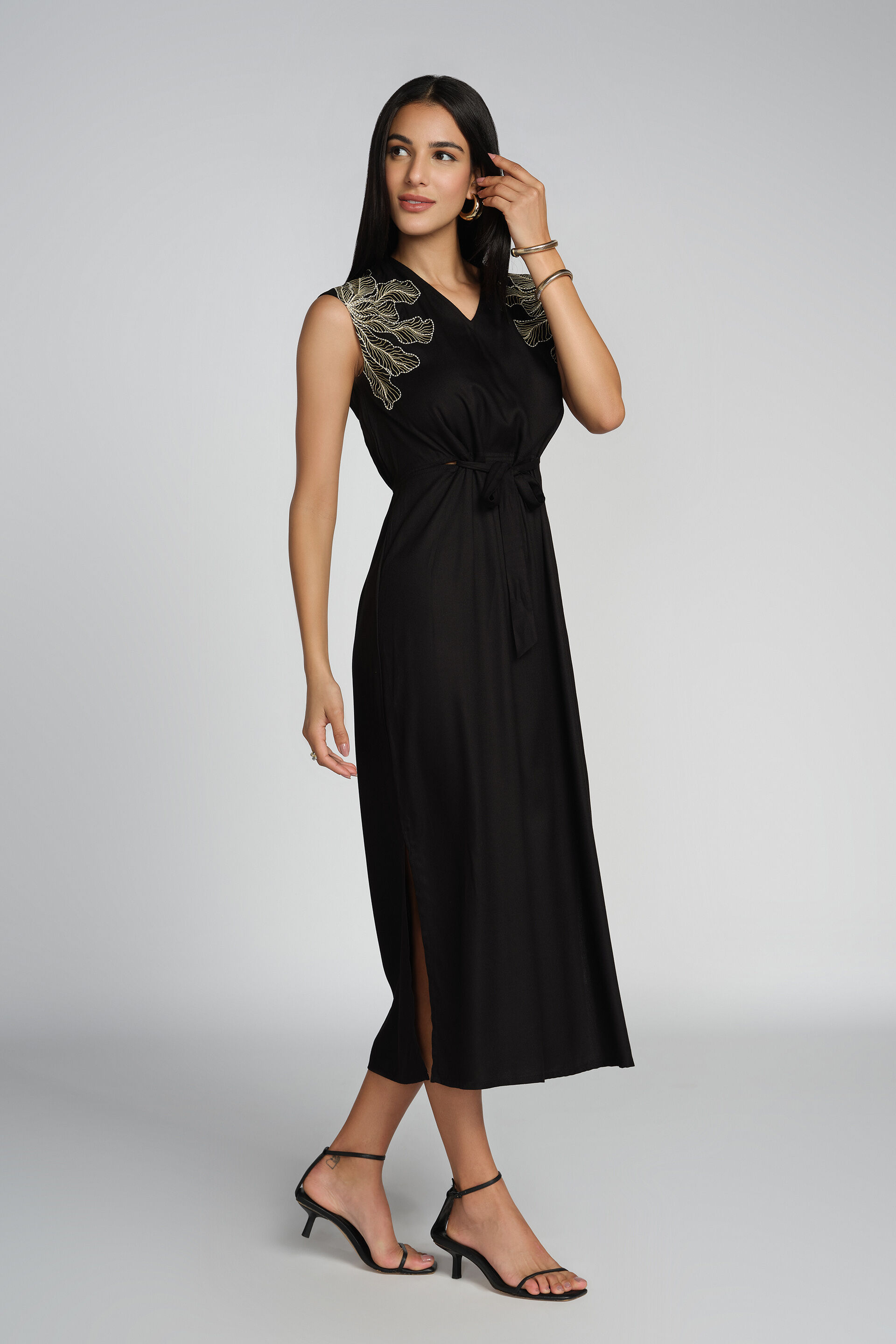 Tamala Dress, Black, image 5