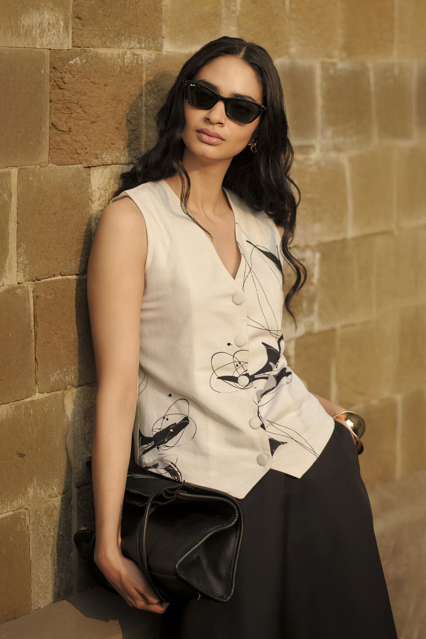 Brise White Waistcoat