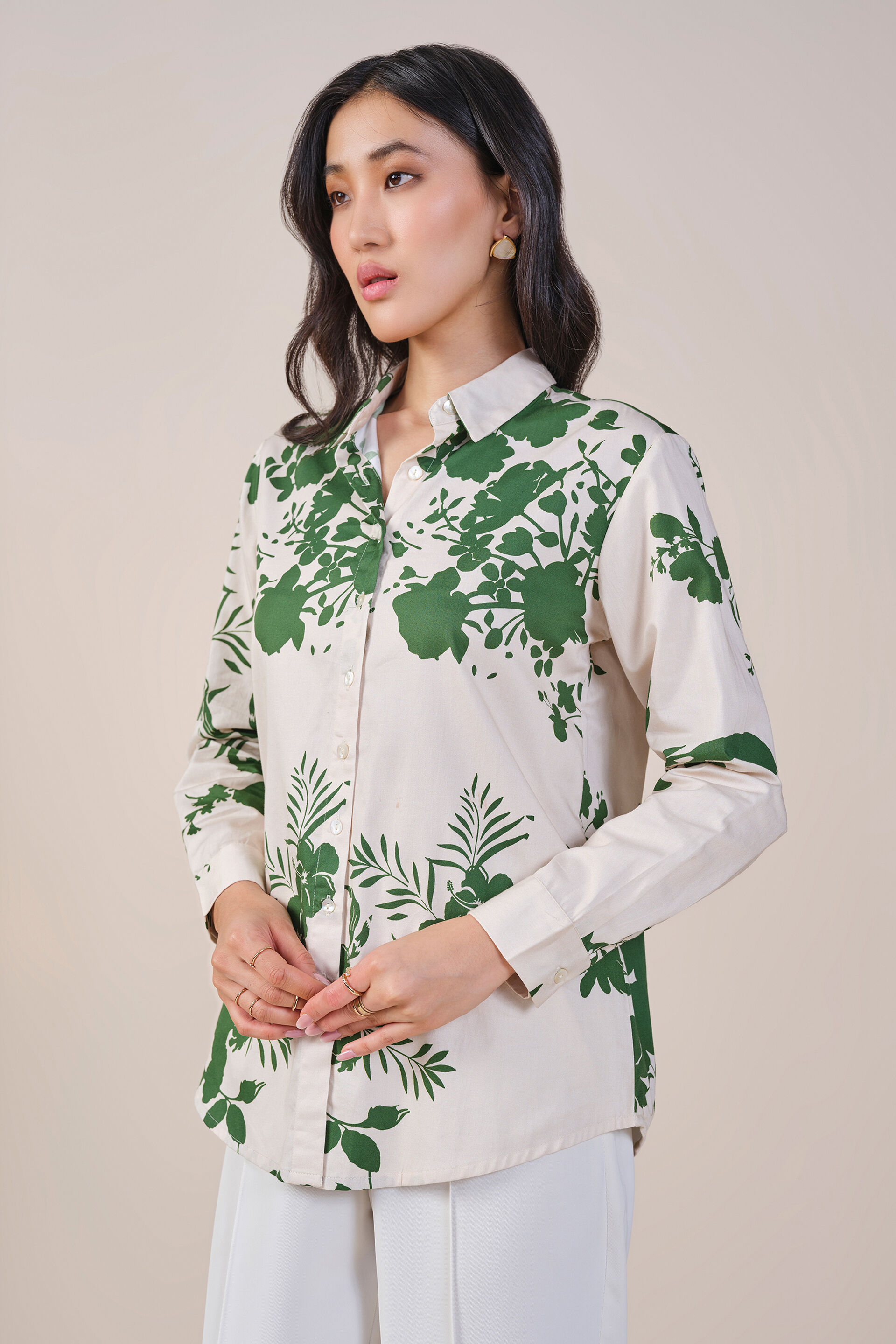 Tropic Blossom Shirt, White, image 5