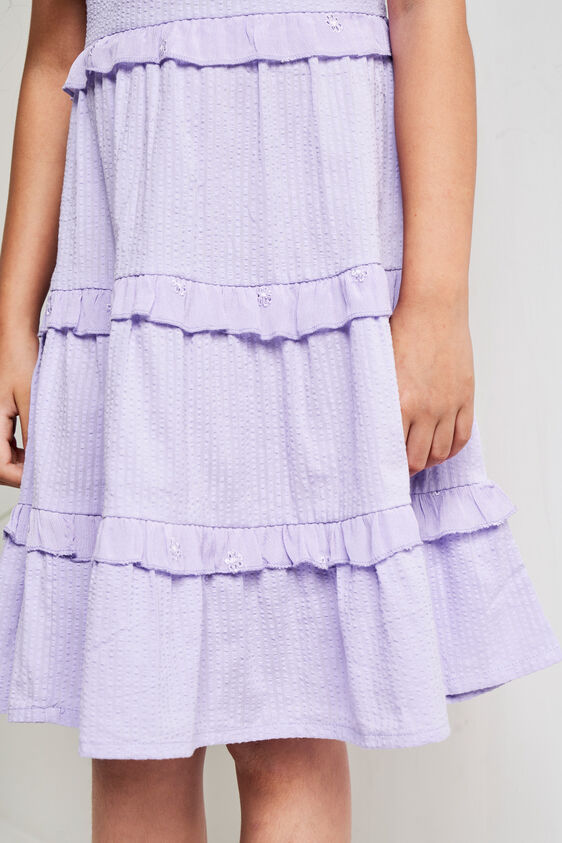 Lilac Solid Raglan Dress, Lilac, image 5