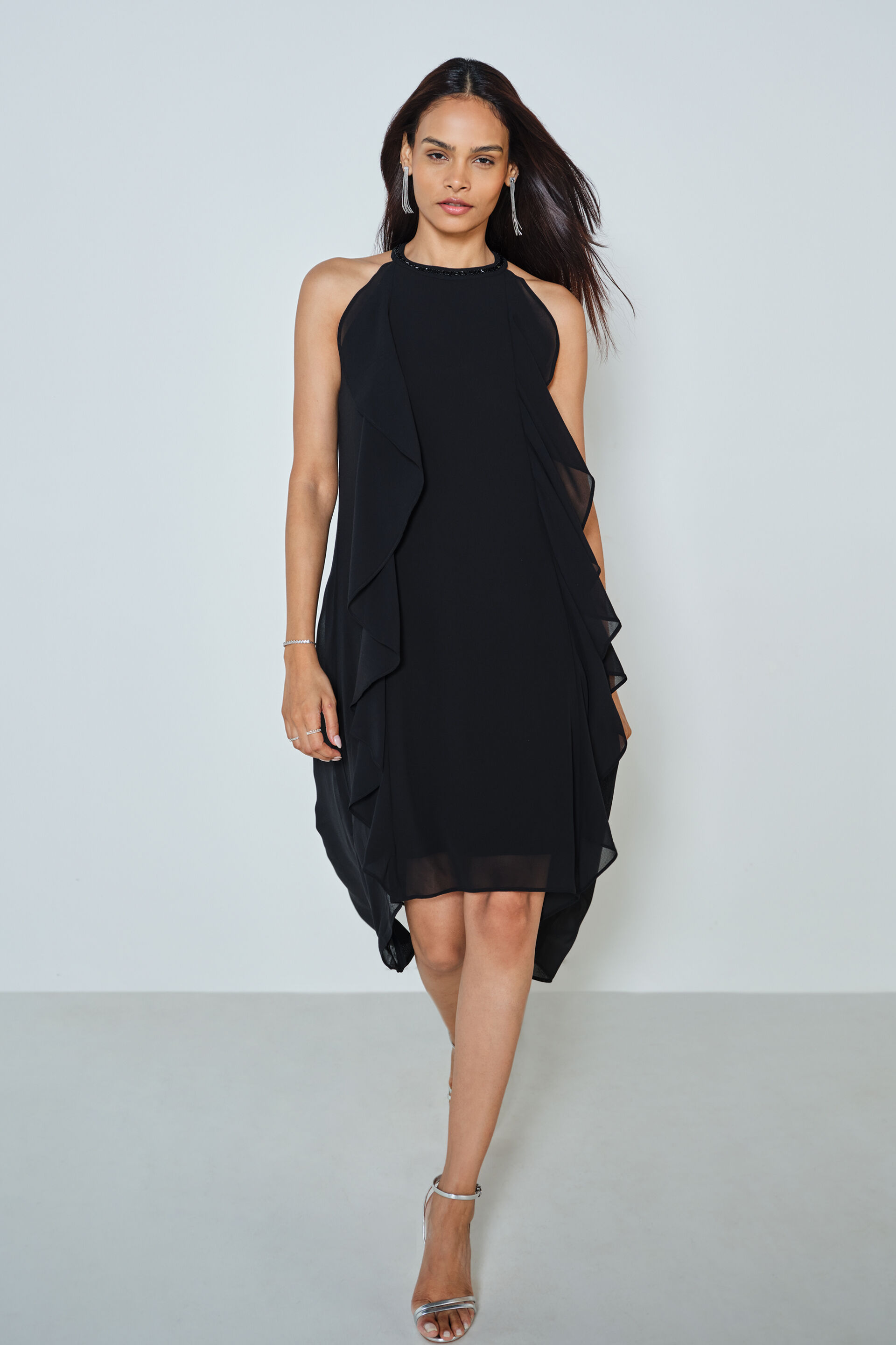 Nyx Solid Dress, Black, image 1